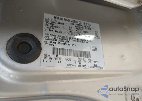 2003 Lincoln Navigator из США, поврежденный, VIN 5LMFU28R83LJ41133